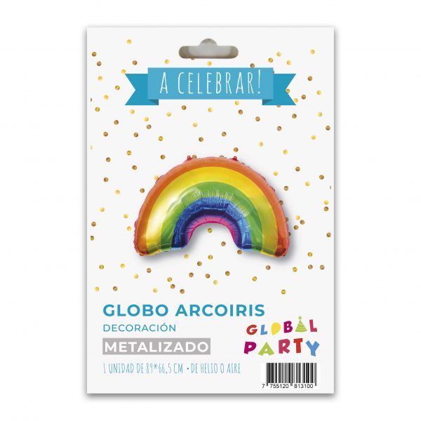 Globo Metalizado Arcoiris Global Eleven SpA